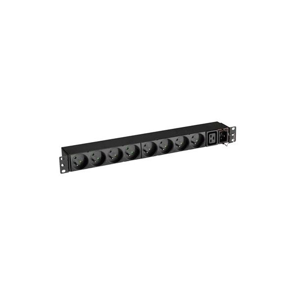 Eaton FlexPDU 8 FR energiedistributie 9 AC-uitgang(en) 1U Zwart (EFLX8F)