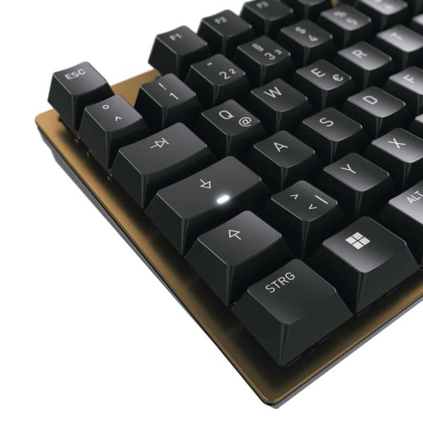 CHERRY KC 200 MX toetsenbord USB QWERTY Engels Zwart, Brons (G80-3950LIBEU-2)