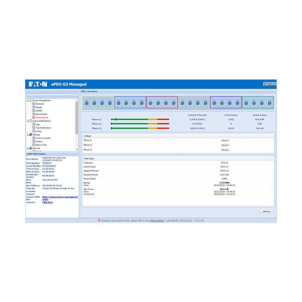 Eaton EMOB22 energiedistributie 24 AC-uitgang(en) 0U Zwart (EMOB22)
