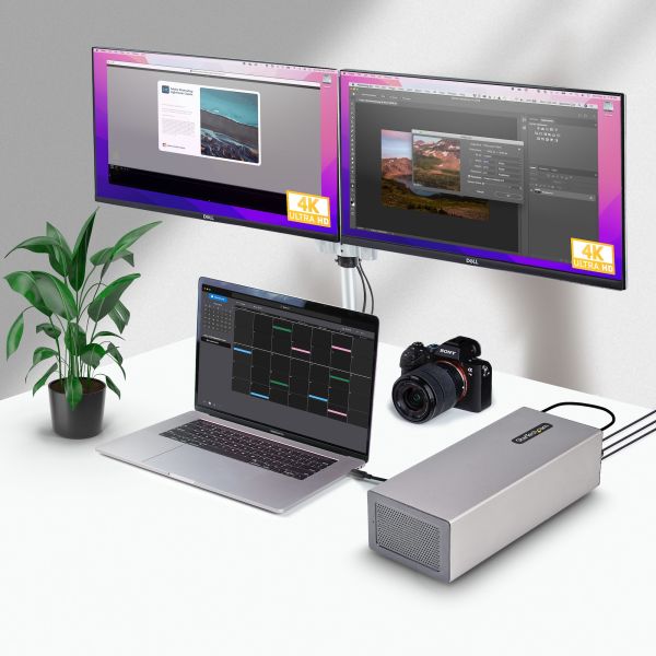 StarTech.com Thunderbolt 3 PCIe Box, Externe Behuizing met Twee PCI Express Slots, PCIe Expansion Chassis voor Laptops/Desktops/All-In-Ones, 8K/4K Output Via TB3/DP 1.4 Poorten, Voor Video Capture/Glasvezel/Ethernet Kaarten (2TBT3-PCIE-ENCLOSURE)