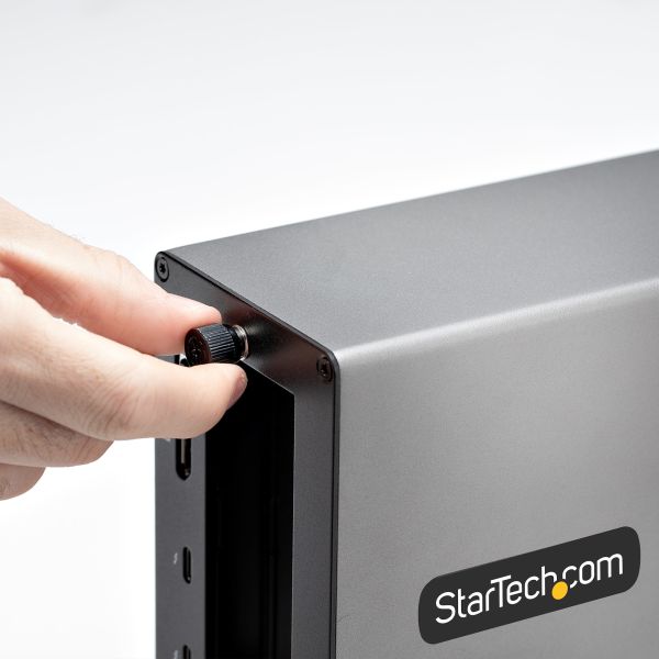 StarTech.com Thunderbolt 3 PCIe Box, Externe Behuizing met Twee PCI Express Slots, PCIe Expansion Chassis voor Laptops/Desktops/All-In-Ones, 8K/4K Output Via TB3/DP 1.4 Poorten, Voor Video Capture/Glasvezel/Ethernet Kaarten (2TBT3-PCIE-ENCLOSURE)