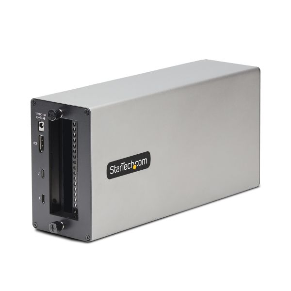 StarTech.com Thunderbolt 3 PCIe Box, Externe Behuizing met Twee PCI Express Slots, PCIe Expansion Chassis voor Laptops/Desktops/All-In-Ones, 8K/4K Output Via TB3/DP 1.4 Poorten, Voor Video Capture/Glasvezel/Ethernet Kaarten (2TBT3-PCIE-ENCLOSURE)
