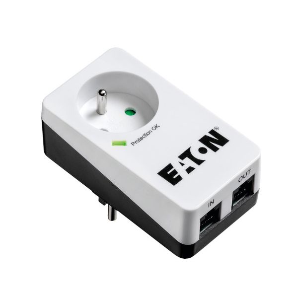 Eaton PB1TF Overspanningsbeveiliging Zwart, Wit 1 AC-uitgang(en) 220 - 250 V (PB1TF) Eaton PB1TF Overspanningsbeveiliging Zwart, Wit 1 AC-uitgang(en) 220 - 250 V (PB1TF)