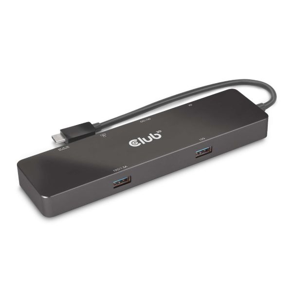 CLUB3D USB3.2 Gen2 Type-C, 6-in-1 Dual Displays Portable Dock with USB Type-C Video 4K60Hz (CSV-1584)