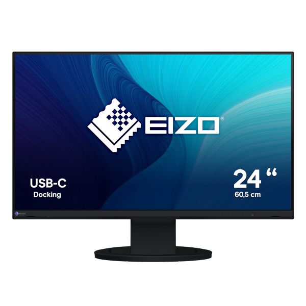EIZO FlexScan EV2480-BK computer monitor 60,5 cm (23.8") 1920 x 1080 Pixels Full HD LCD Zwart (EV2480-BK)