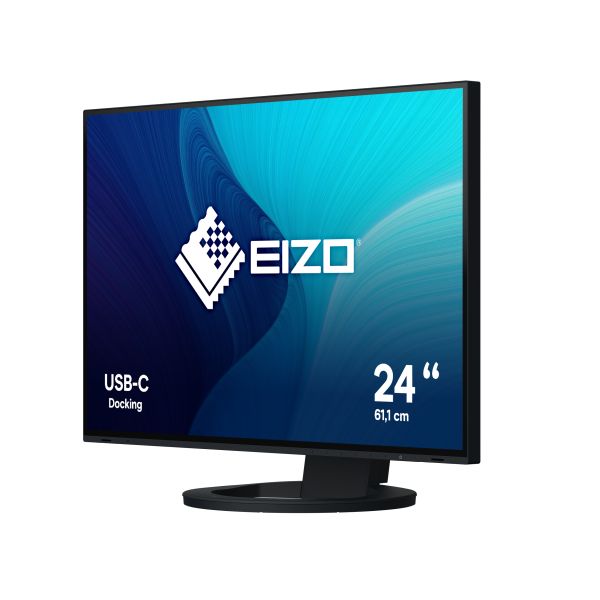 EIZO FlexScan EV2485-BK computer monitor 61,2 cm (24.1") 1920 x 1200 Pixels WUXGA LCD Zwart (EV2485-BK) EIZO FlexScan EV2485-BK computer monitor 61,2 cm (24.1") 1920 x 1200 Pixels WUXGA LCD Zwart (EV2485-BK)