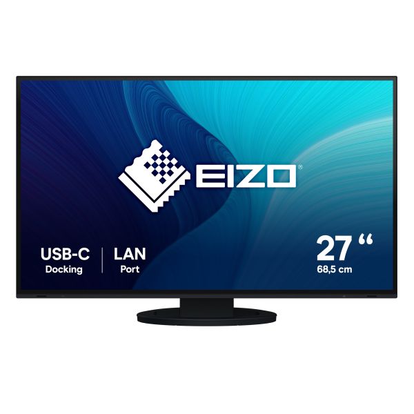 EIZO FlexScan EV2795-BK computer monitor 68,6 cm (27") 2560 x 1440 Pixels Quad HD LCD Zwart (EV2795-BK)
