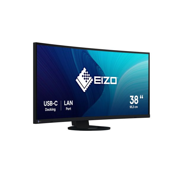 EIZO FlexScan EV3895-BK computer monitor 95,2 cm (37.5") 3840 x 1600 Pixels UltraWide Quad HD+ LCD Zwart (EV3895-BK)