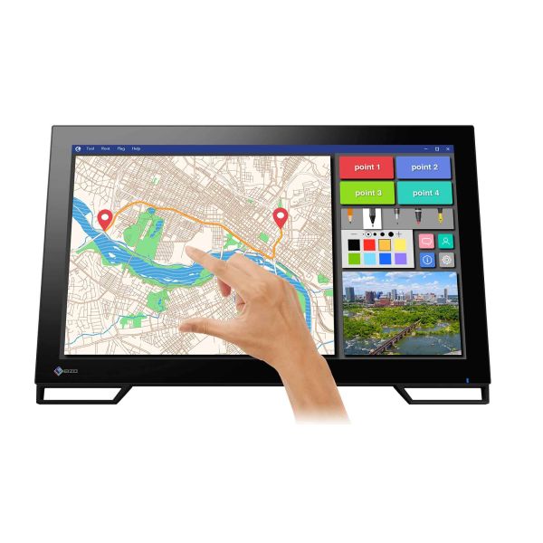 EIZO DuraVision FDF2182WT-BK computer monitor 54,6 cm (21.5") 1920 x 1080 Pixels Full HD LED Touchscreen Tafelblad Zwart (FDF2182WT-BK)