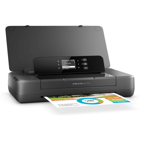 HP Officejet 200 mobiele printer, Kleur, Printer voor Kleine kantoren, Print, Afdrukken via USB-poort aan de voorzijde (CZ993A#670)