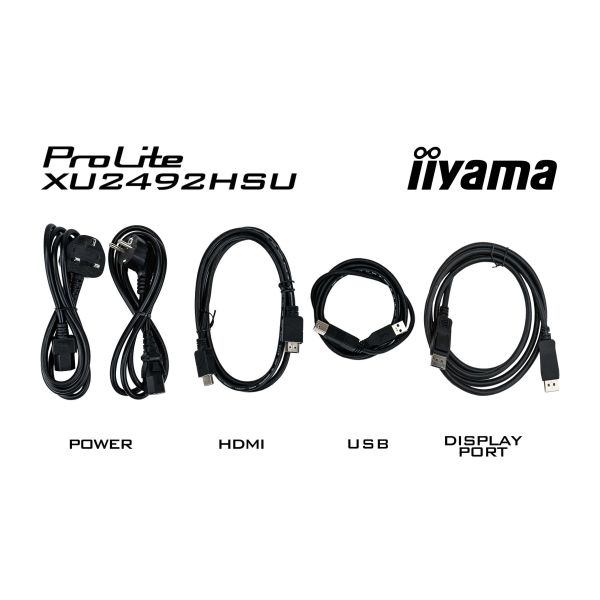 iiyama ProLite computer monitor 60,5 cm (23.8") 1920 x 1080 Pixels Full HD LED Zwart (XU2492HSU-B6)