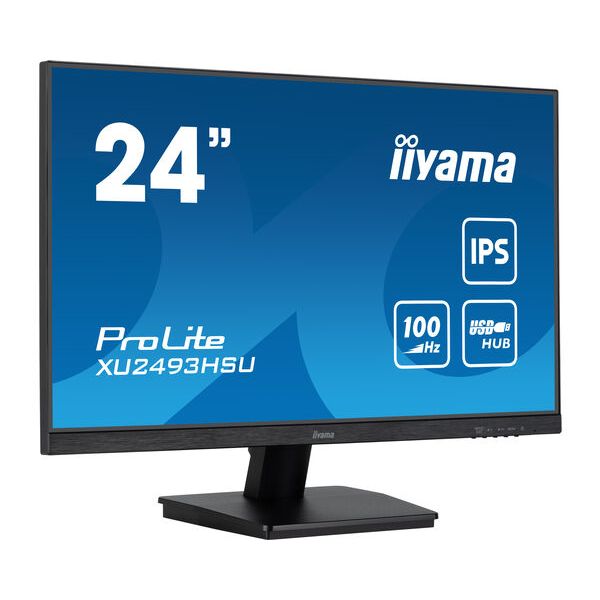 iiyama ProLite XU2493HSU-B6 computer monitor 61 cm (24") 1920 x 1080 Pixels Full HD LED Zwart (XU2493HSU-B6)