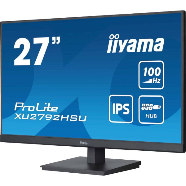 iiyama ProLite XU2792HSU-B6 computer monitor 68,6 cm (27") 1920 x 1080 Pixels Full HD LED Zwart (XU2792HSU-B6) iiyama ProLite XU2792HSU-B6 computer monitor 68,6 cm (27") 1920 x 1080 Pixels Full HD LED Zwart (XU2792HSU-B6)