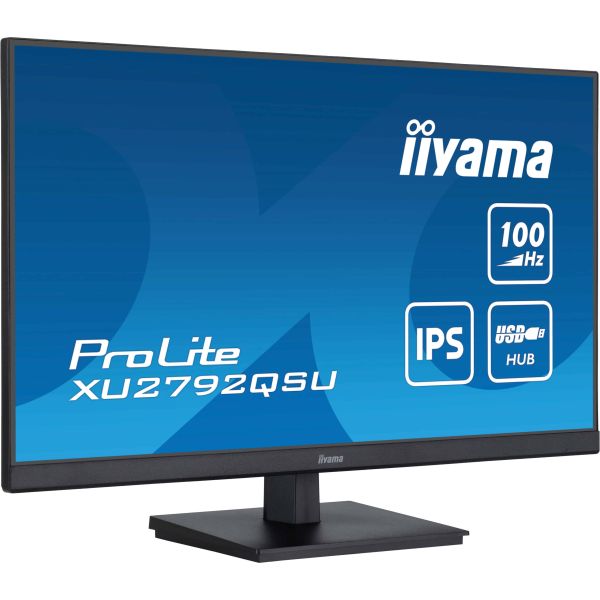 iiyama ProLite computer monitor 68,6 cm (27") 2560 x 1440 Pixels Quad HD LED Zwart (XU2792QSU-B6) iiyama ProLite computer monitor 68,6 cm (27") 2560 x 1440 Pixels Quad HD LED Zwart (XU2792QSU-B6)