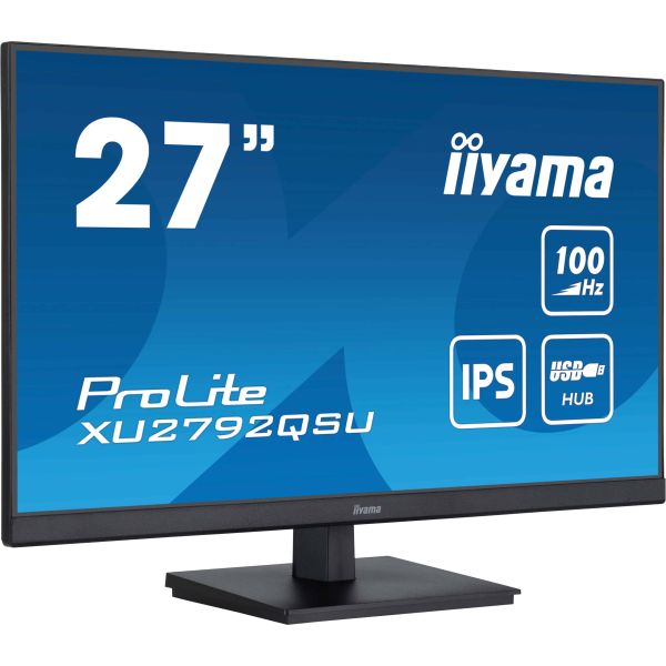 iiyama ProLite computer monitor 68,6 cm (27") 2560 x 1440 Pixels Quad HD LED Zwart (XU2792QSU-B6)