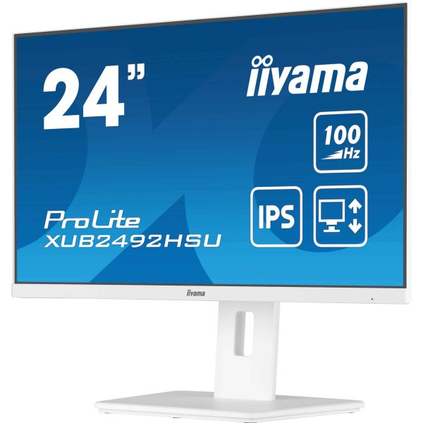 iiyama XUB2492HSU-W6 computer monitor 60,5 cm (23.8") 1920 x 1080 Pixels Full HD LED Wit (XUB2492HSU-W6) iiyama XUB2492HSU-W6 computer monitor 60,5 cm (23.8") 1920 x 1080 Pixels Full HD LED Wit (XUB2492HSU-W6)
