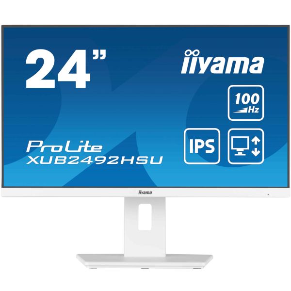 iiyama XUB2492HSU-W6 computer monitor 60,5 cm (23.8") 1920 x 1080 Pixels Full HD LED Wit (XUB2492HSU-W6) iiyama XUB2492HSU-W6 computer monitor 60,5 cm (23.8") 1920 x 1080 Pixels Full HD LED Wit (XUB2492HSU-W6)