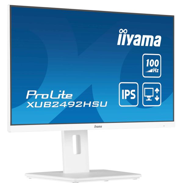 iiyama XUB2492HSU-W6 computer monitor 60,5 cm (23.8") 1920 x 1080 Pixels Full HD LED Wit (XUB2492HSU-W6) iiyama XUB2492HSU-W6 computer monitor 60,5 cm (23.8") 1920 x 1080 Pixels Full HD LED Wit (XUB2492HSU-W6)