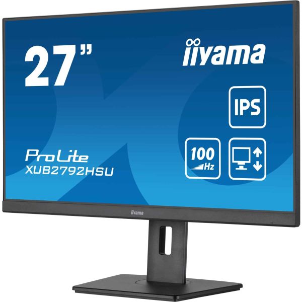 iiyama XUB2792HSU-B6 computer monitor 68,6 cm (27") 1920 x 1080 Pixels Full HD LED Zwart (XUB2792HSU-B6) iiyama XUB2792HSU-B6 computer monitor 68,6 cm (27") 1920 x 1080 Pixels Full HD LED Zwart (XUB2792HSU-B6)
