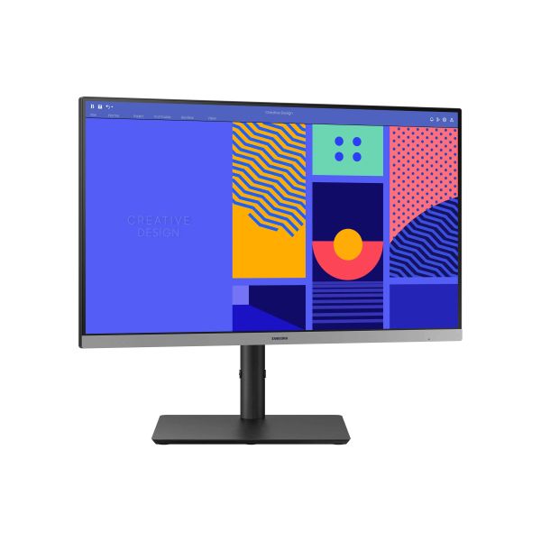 Samsung Essential Monitor S4 S43GC LED display 61 cm (24") 1920 x 1080 Pixels Full HD Zwart (LS24C430GAUXEN)