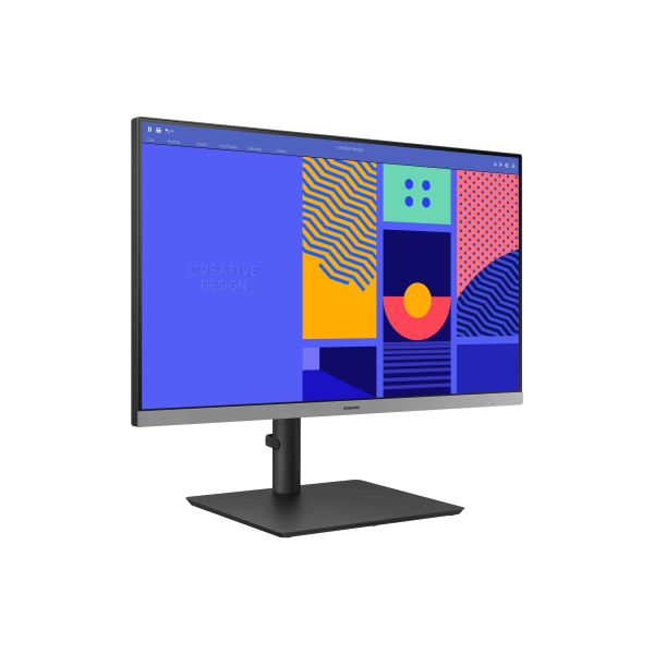 Samsung Essential Monitor S4 S43GC LED display 61 cm (24") 1920 x 1080 Pixels Full HD Zwart (LS24C430GAUXEN)