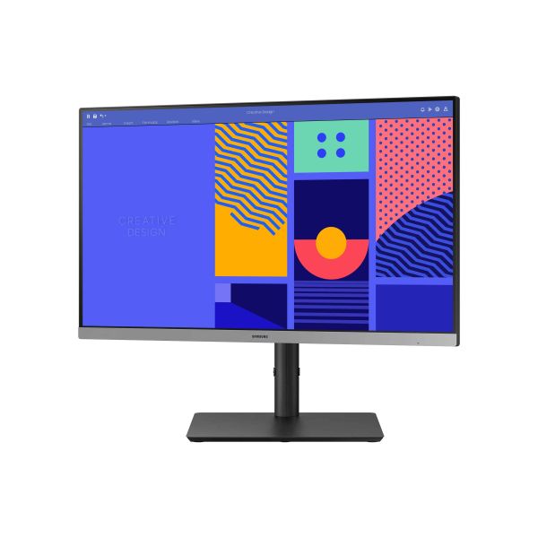 Samsung Essential Monitor S4 S43GC LED display 61 cm (24") 1920 x 1080 Pixels Full HD Zwart (LS24C430GAUXEN)