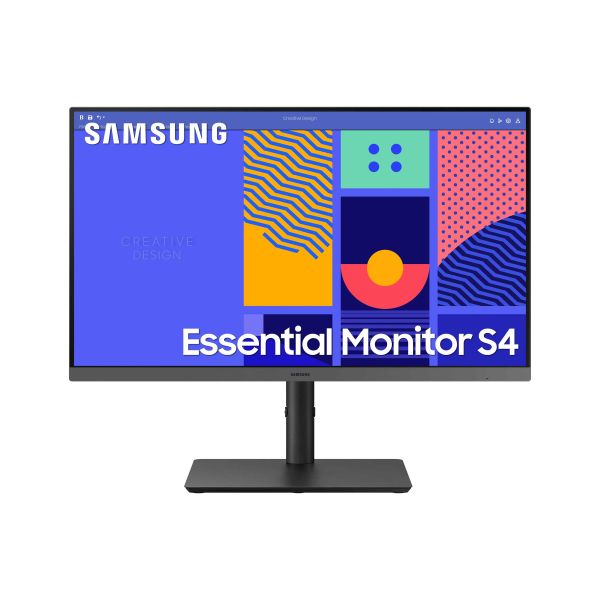 Samsung Essential Monitor S4 S43GC LED display 61 cm (24") 1920 x 1080 Pixels Full HD Zwart (LS24C430GAUXEN)