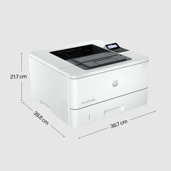 HP LaserJet Pro 4002dn printer, Zwart-wit, Printer voor Kleine en middelgrote ondernemingen, Print, Dubbelzijdig printen; Eerste pagina snel gereed; Energiezuinig; Compact formaat; Optimale beveiliging (2Z605F)