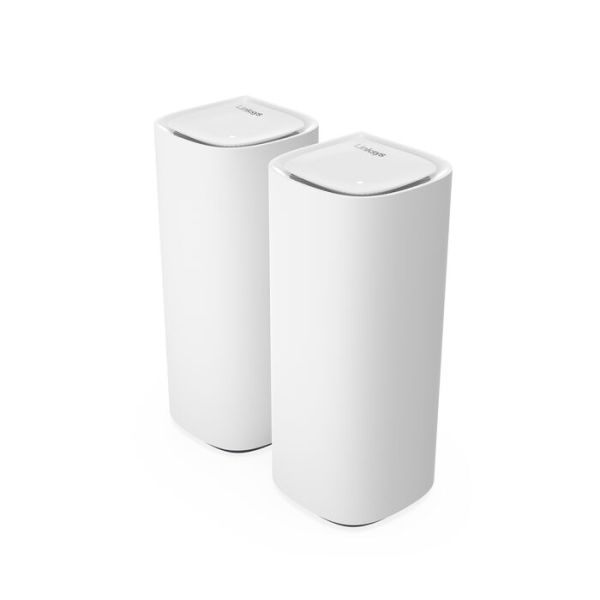 Linksys Velop Pro 7 Tri-band (2,4 GHz / 5 GHz / 6 GHz) Wi-Fi 7 (802.11be) Wit 5 Intern (MBE7002-KE) Linksys Velop Pro 7 Tri-band (2,4 GHz / 5 GHz / 6 GHz) Wi-Fi 7 (802.11be) Wit 5 Intern (MBE7002-KE)