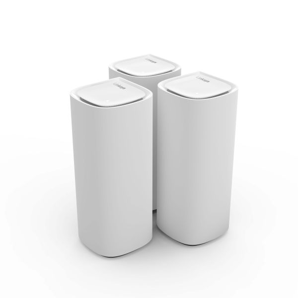 Linksys Velop Pro 7 Tri-band (2,4 GHz / 5 GHz / 6 GHz) Wi-Fi 7 (802.11be) Wit 4 Intern (MBE7003-KE) Linksys Velop Pro 7 Tri-band (2,4 GHz / 5 GHz / 6 GHz) Wi-Fi 7 (802.11be) Wit 4 Intern (MBE7003-KE)