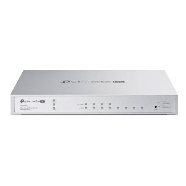 TP-Link Omada Pro S4500-8GP netwerk-switch Managed L2/L2+ Gigabit Ethernet (10/100/1000) Power over Ethernet (PoE) Grijs (S4500-8GP) TP-Link Omada Pro S4500-8GP netwerk-switch Managed L2/L2+ Gigabit Ethernet (10/100/1000) Power over Ethernet (PoE) Grijs (S4500-8GP)