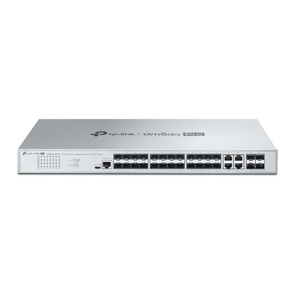 TP-Link Omada Pro S5500-24F4XF netwerk-switch Managed L2/L2+ Gigabit Ethernet (10/100/1000) Grijs (S5500-24F4XF) TP-Link Omada Pro S5500-24F4XF netwerk-switch Managed L2/L2+ Gigabit Ethernet (10/100/1000) Grijs (S5500-24F4XF)