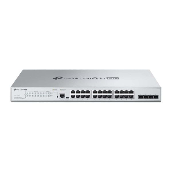 TP-Link Omada Pro S5500-24GP4F netwerk-switch Managed L2/L2+ Gigabit Ethernet (10/100/1000) Power over Ethernet (PoE) Grijs (S5500-24GP4F) TP-Link Omada Pro S5500-24GP4F netwerk-switch Managed L2/L2+ Gigabit Ethernet (10/100/1000) Power over Ethernet (PoE) Grijs (S5500-24GP4F)
