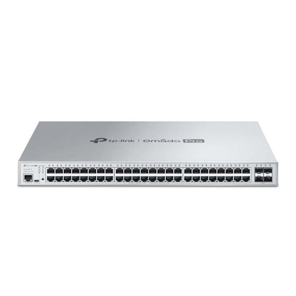 TP-Link Omada Pro S5500-48GP4F netwerk-switch Managed L2/L2+ Gigabit Ethernet (10/100/1000) Power over Ethernet (PoE) Grijs (S5500-48GP4F) TP-Link Omada Pro S5500-48GP4F netwerk-switch Managed L2/L2+ Gigabit Ethernet (10/100/1000) Power over Ethernet (PoE) Grijs (S5500-48GP4F)