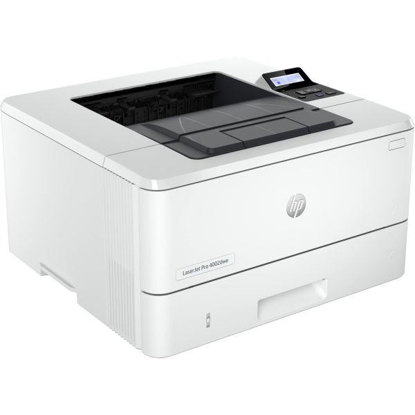 HP LaserJet Pro HP 4002dwe printer, Zwart-wit, Printer voor Kleine en middelgrote ondernemingen, Print, Draadloos; HP+; Geschikt voor HP Instant Ink; Printen vanaf een telefoon of tablet (2Z606F)