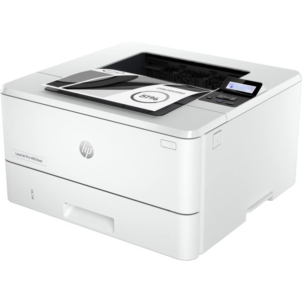 HP LaserJet Pro HP 4002dwe printer, Zwart-wit, Printer voor Kleine en middelgrote ondernemingen, Print, Draadloos; HP+; Geschikt voor HP Instant Ink; Printen vanaf een telefoon of tablet (2Z606F)