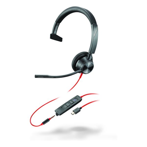 HP Poly Poly Blackwire 3315 Microsoft Teams Certified USB-C Headset (76J15AA)