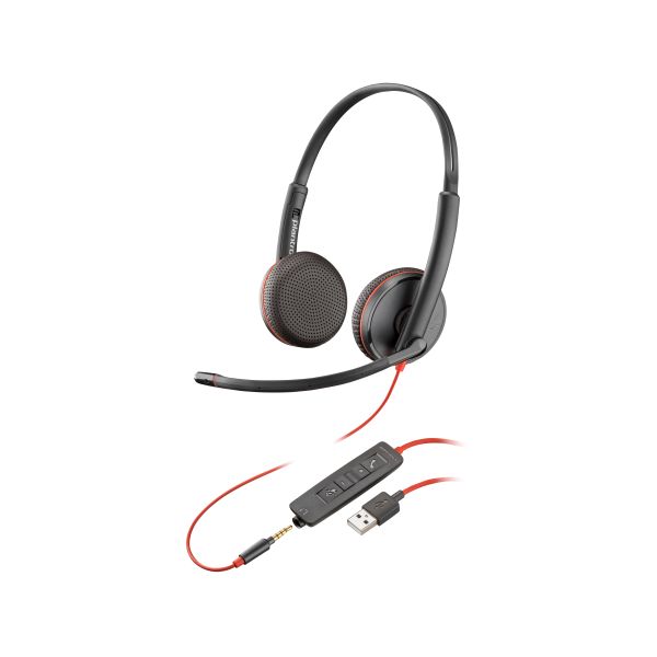 HP Poly Poly Blackwire 3225 stereo USB-A-headset (bulk) (80S11A6)