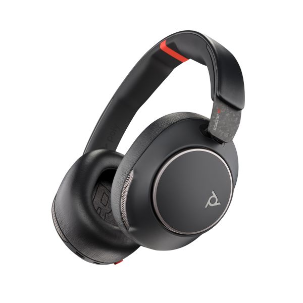 HP Poly Voyager Surround 85 UC USB-C-headset + USB-C/A-adapter + oplaadstandaard