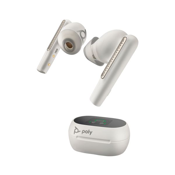 HP Poly Poly Voyager Free 60/60+ Microsoft Teams Certified witte oordopjes (2 stuks) (8L5B0AA)