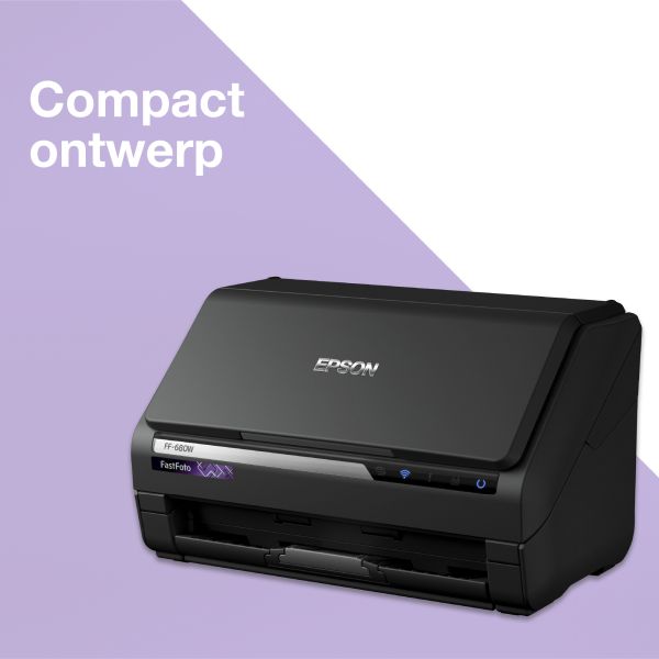Epson FastFoto FF-680W snelle A4-fotoscanner met automatische invoer en Wi-Fi-connectiviteit (B11B237401)