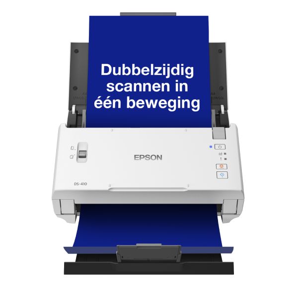 Epson WorkForce DS-410 compacte zakelijke sheet-fed A4-scanner met automatische documentinvoer voor 50 vellen en Document Capture Pro-software (B11B249401) Epson WorkForce DS-410 compacte zakelijke sheet-fed A4-scanner met automatische documentinvoer voor 50 vellen en Document Capture Pro-software (B11B249401)
