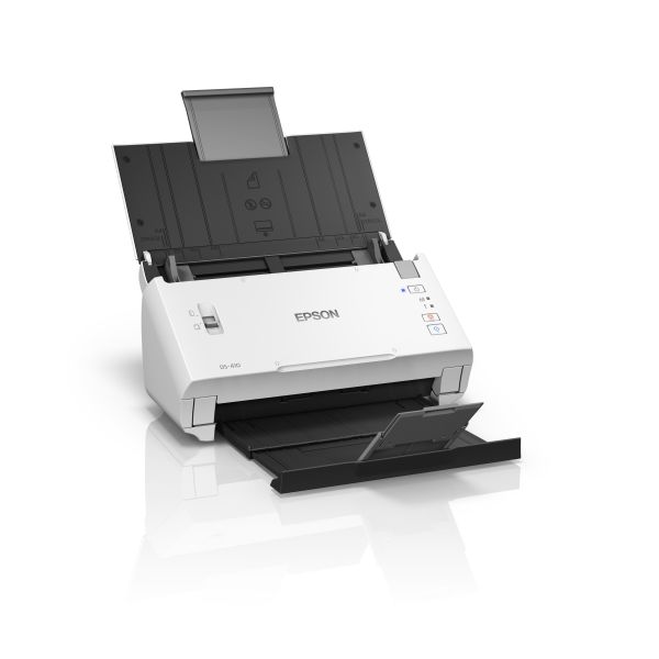Epson WorkForce DS-410 compacte zakelijke sheet-fed A4-scanner met automatische documentinvoer voor 50 vellen en Document Capture Pro-software (B11B249401) Epson WorkForce DS-410 compacte zakelijke sheet-fed A4-scanner met automatische documentinvoer voor 50 vellen en Document Capture Pro-software (B11B249401)