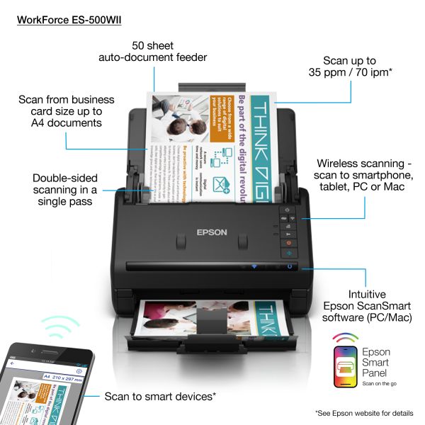 Epson WorkForce ES-500WII (B11B263401)