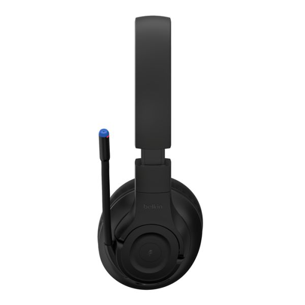 Belkin SOUNDFORM INSPIRE Headset Bedraad en draadloos Hoofdband Oproepen/muziek USB Type-C Bluetooth Zwart (AUD006BTBLK)