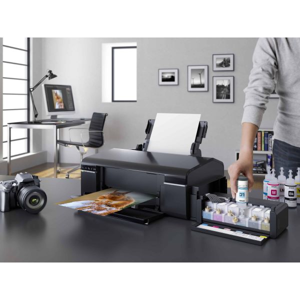 Epson L805 inkjetprinter Kleur 5760 x 1440 DPI A4 Wifi (C11CE86401)