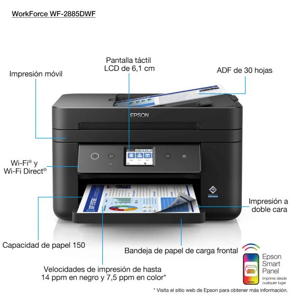Epson WorkForce WF-2885DWF (C11CG28408)