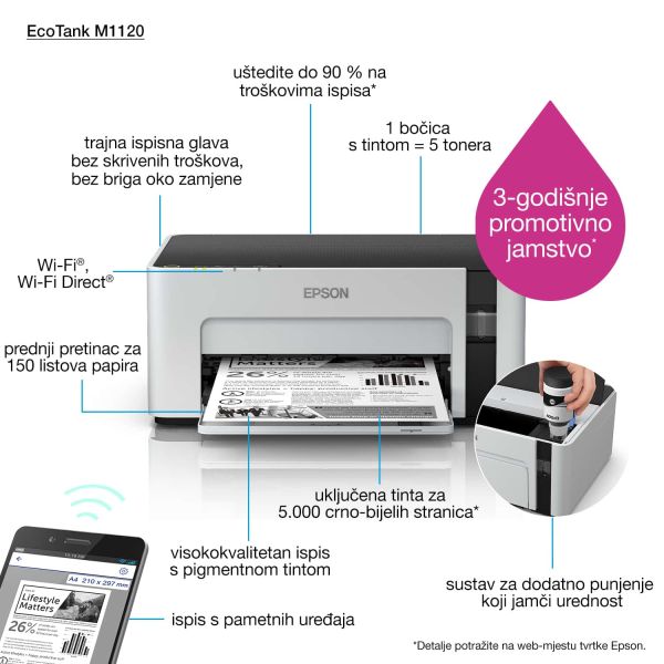 Epson EcoTank ET-M1120 (C11CG96402)