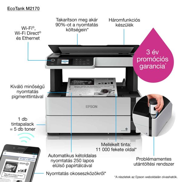 Epson EcoTank ET-M2170 (C11CH43401)