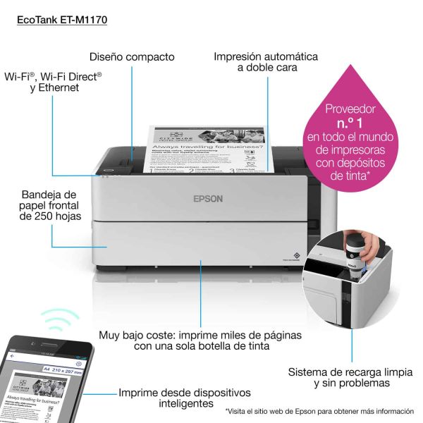 Epson EcoTank ET-M1170 (C11CH44401)